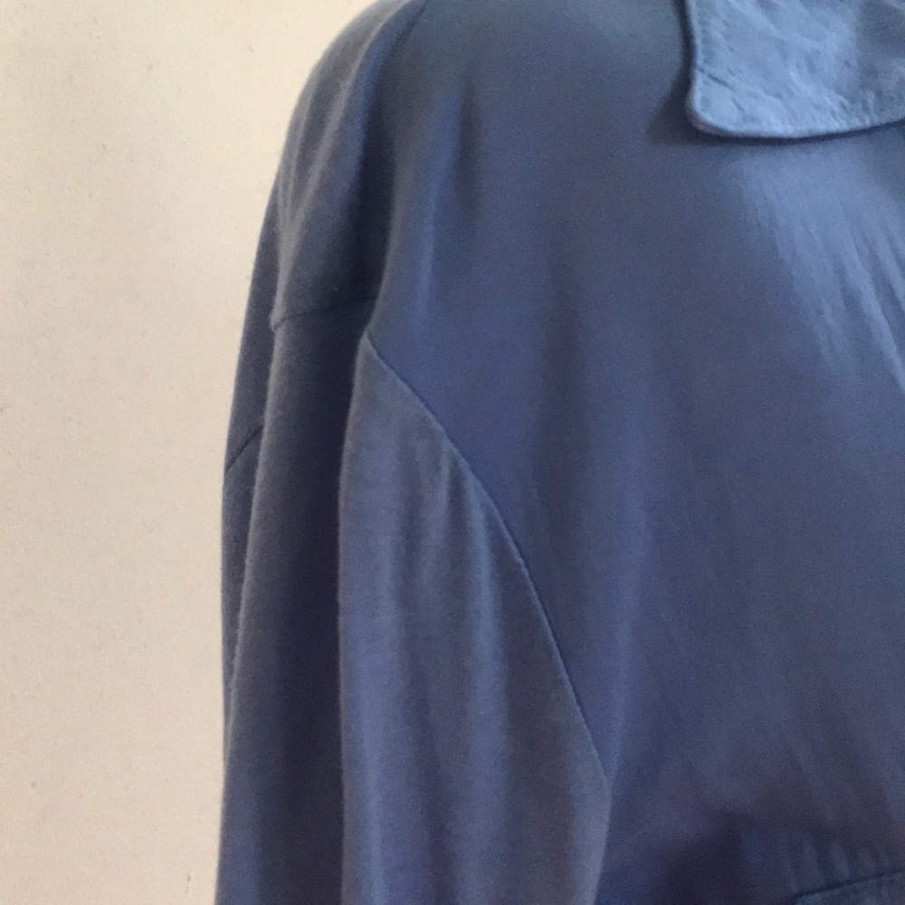 Splendid mixed media long blue shirt - Picture 11 of 14